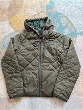 Patagonia Diamond Quilted Bomber Hoody Jacket